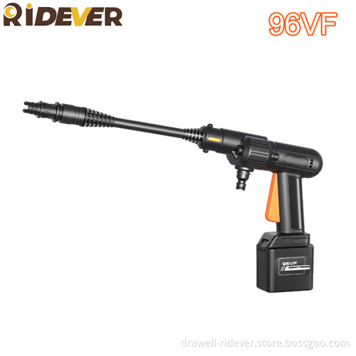 Ridever Portable Car Washer Pressure Machine 25V Wireless 30000MA Car Wash Gun Pressure Washer